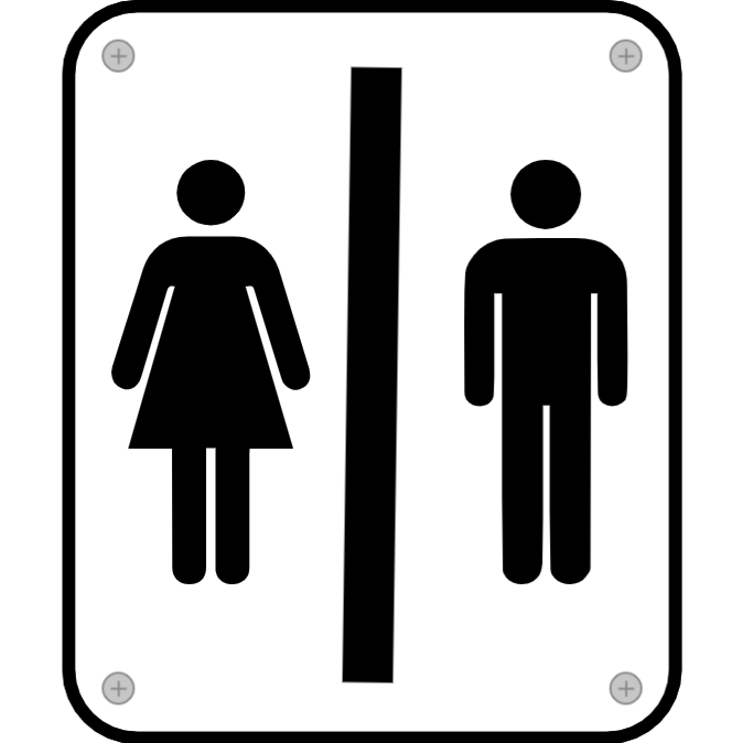 Toilet door sign 2