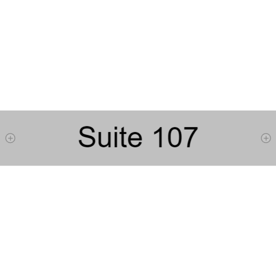 Nummer der Suite - Türschild