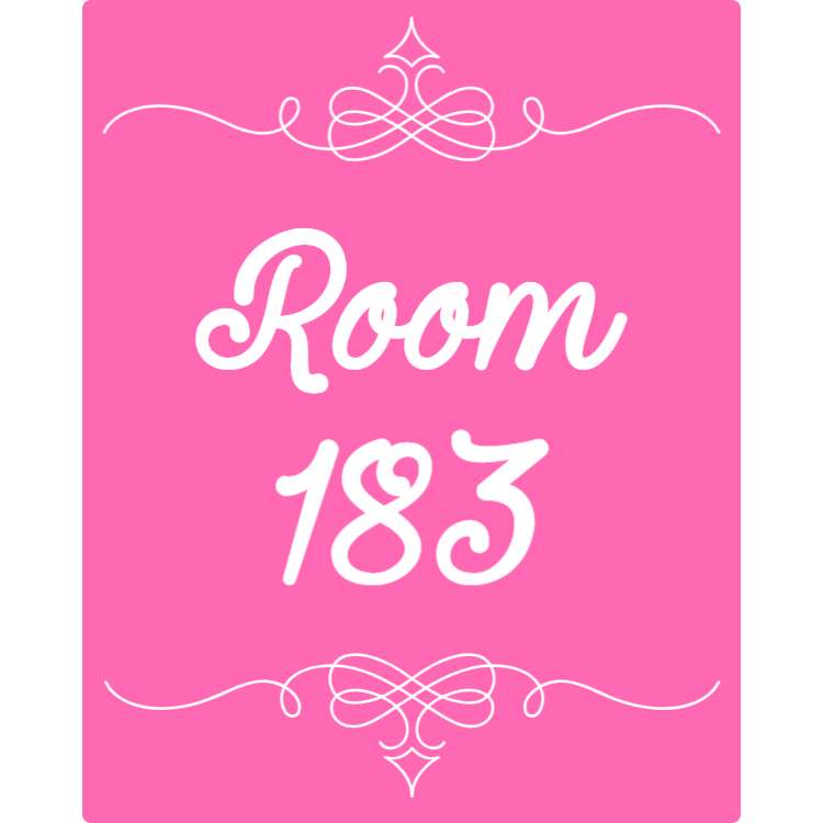 Pink door number
