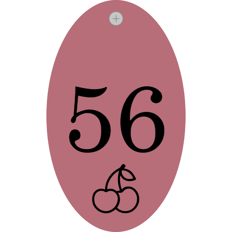 Roségoldener Zimmerschlüsselanhänger