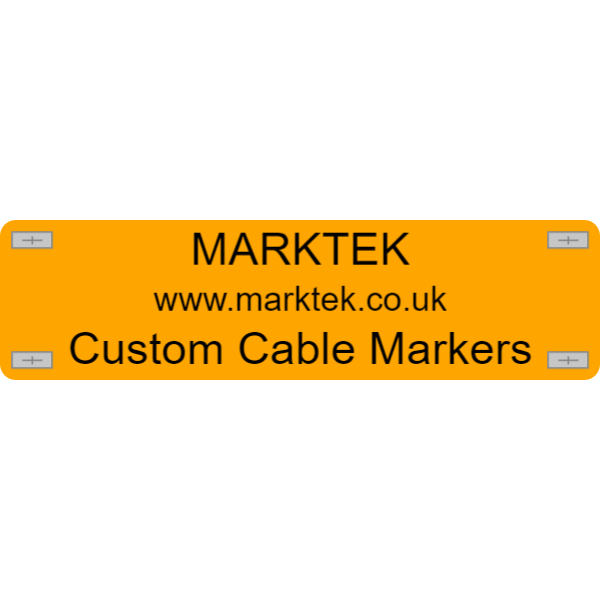 ABS plastic cable marker example 3