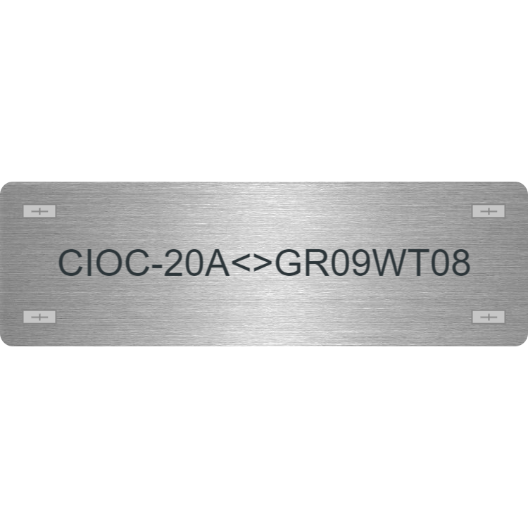 Custom stainless steel tag