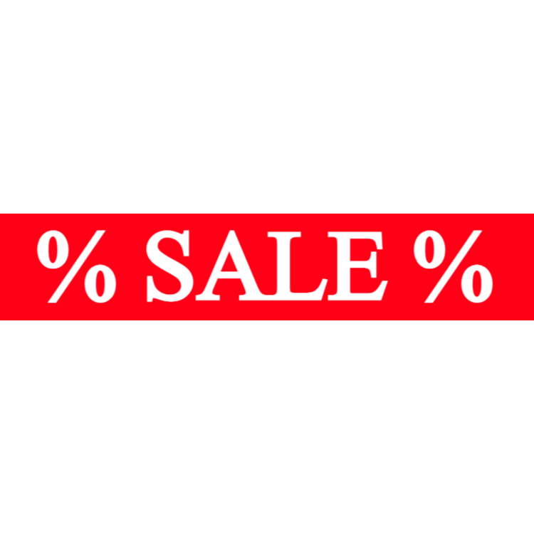 Red sale landscape sign