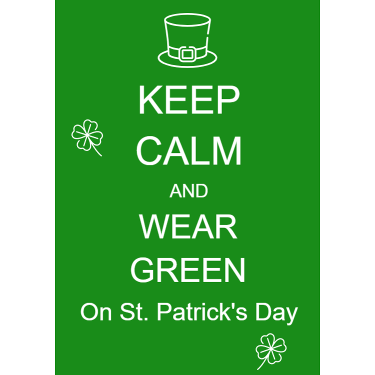 Keep calm - St. Patrick's Day