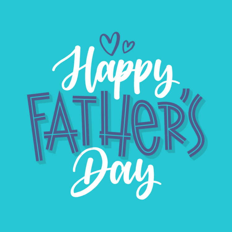 Happy Father's Day - square sticker