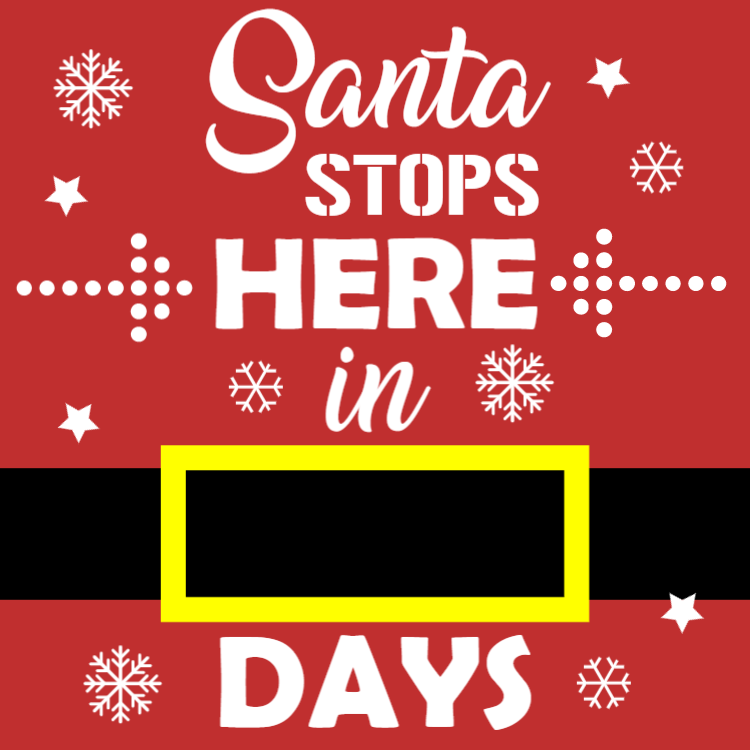 Santa stops here in days