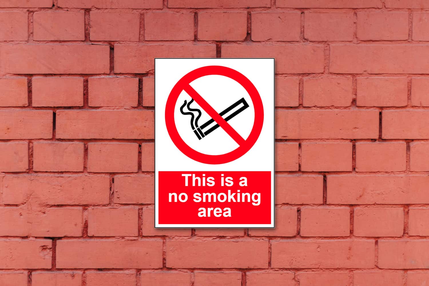 No smoking signs