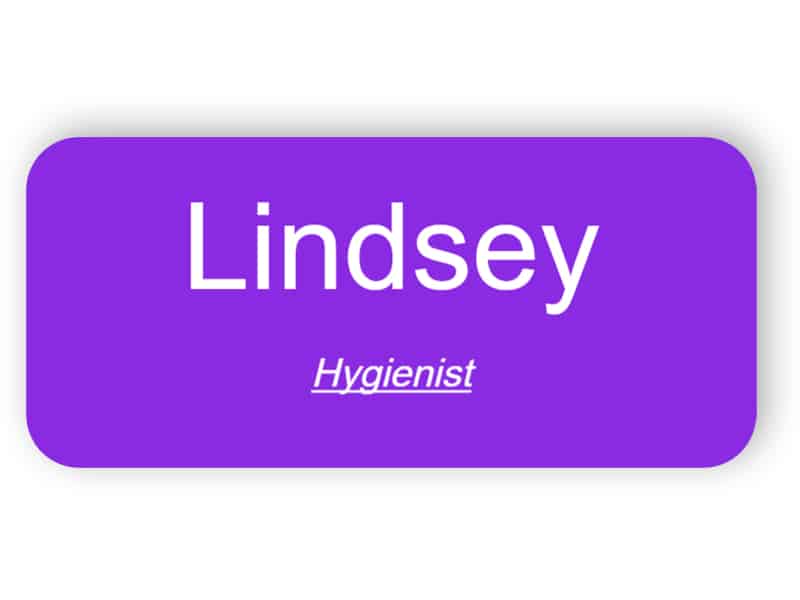 Name Badge for Hygienist