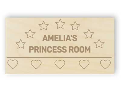 Girl's room sign