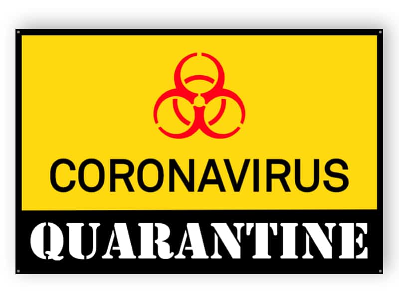 Coronavirus quarantine 1