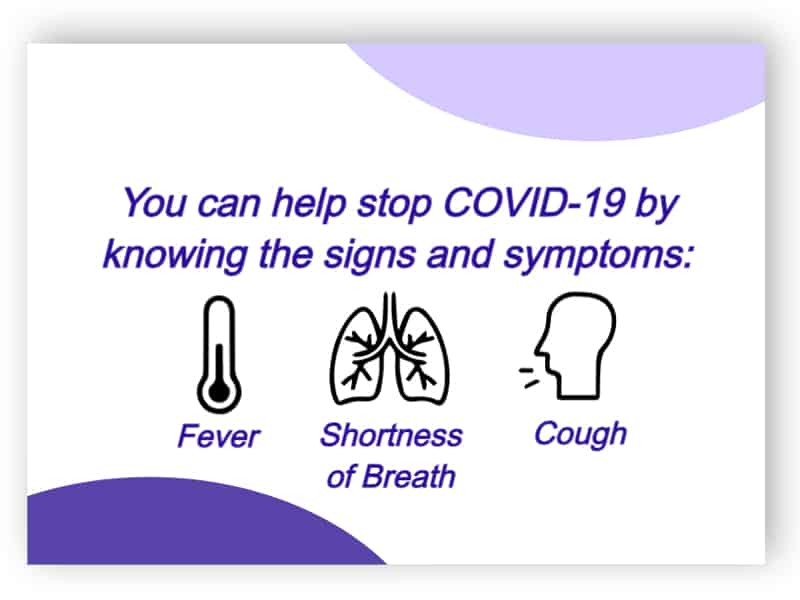 You can help stop COVID-19