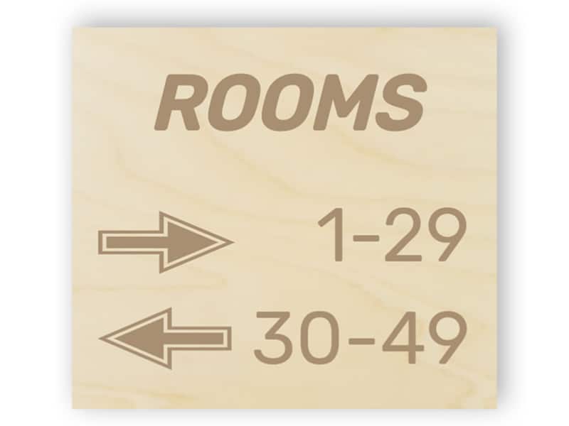 Door numbers - directions