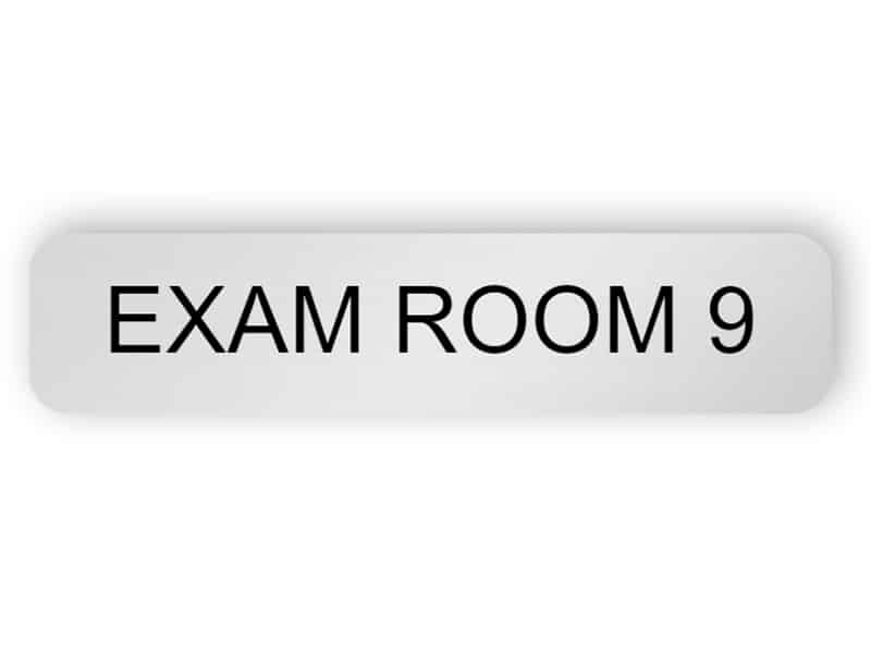 Door sign - exam room