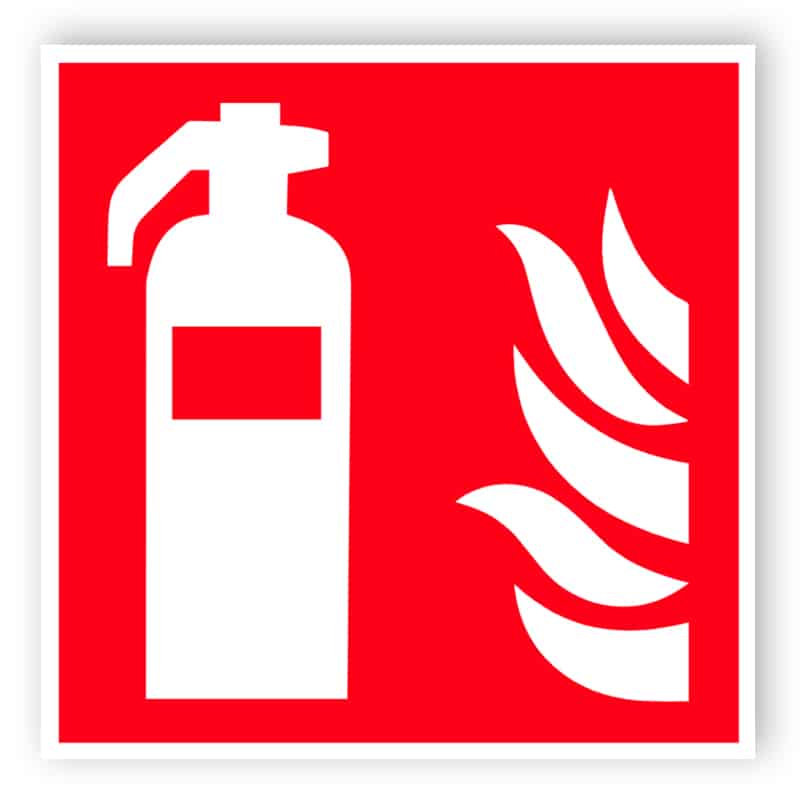 Fire extinguisher sign 2