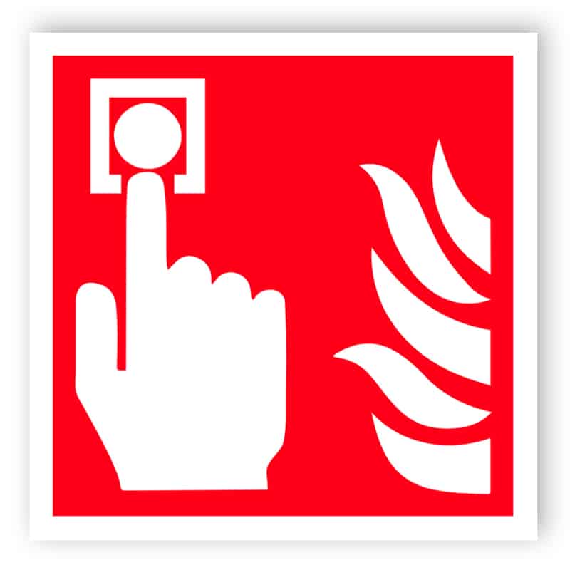 Fire alarm sign