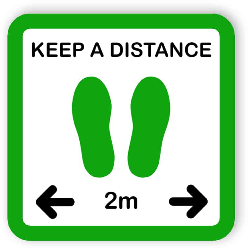 Keep a distance - sticker