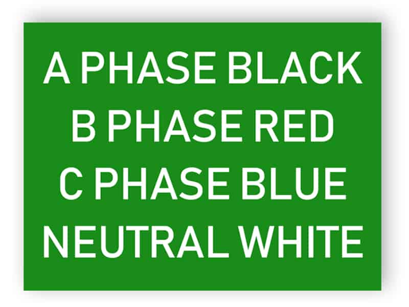 Green Phase Explanation Technical Sign