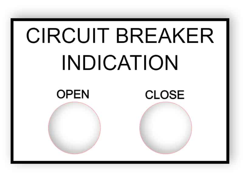 Circuit Breaker Indication sign