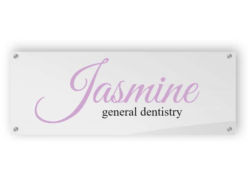 Custom dentistry sign - Acrylic sign