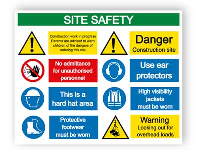 Site safety sign 1