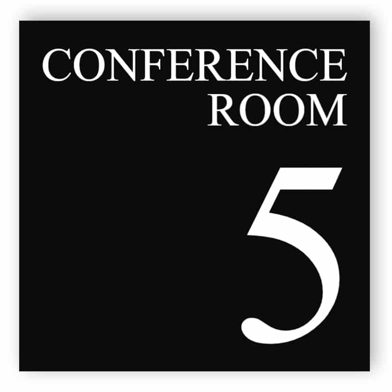 Conference room sign