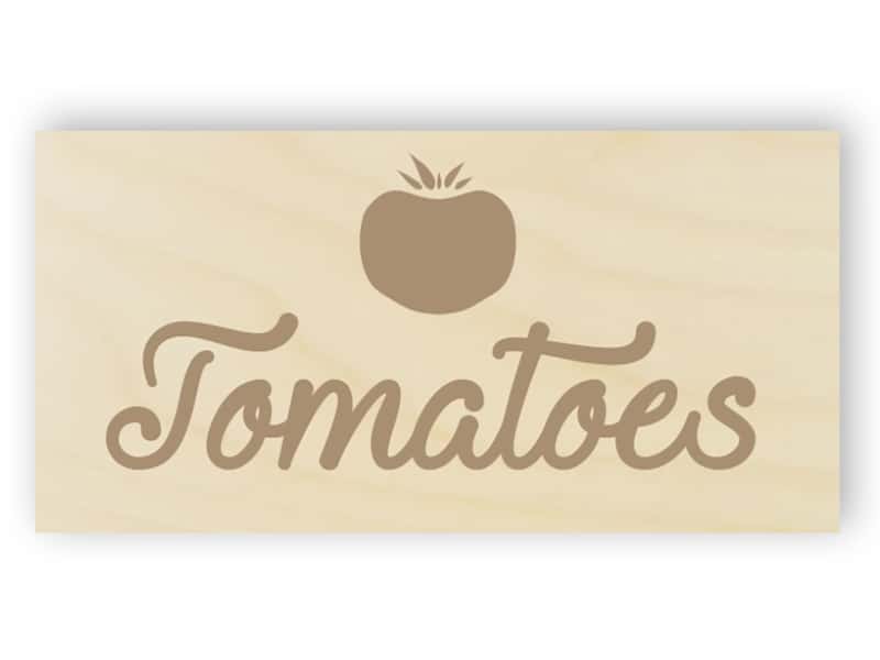 Tomatoes sign