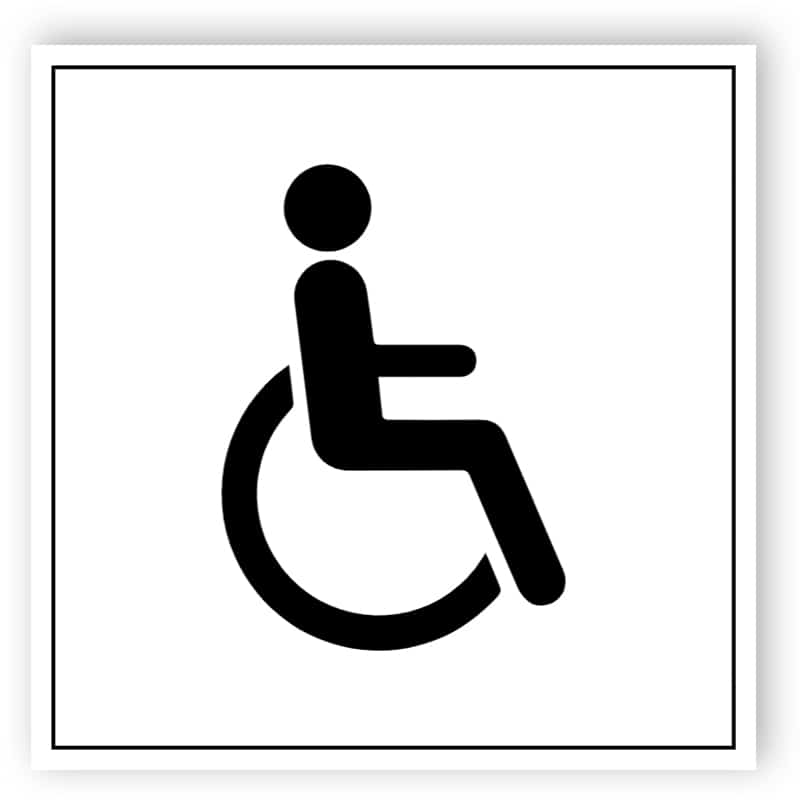 Disabled sign