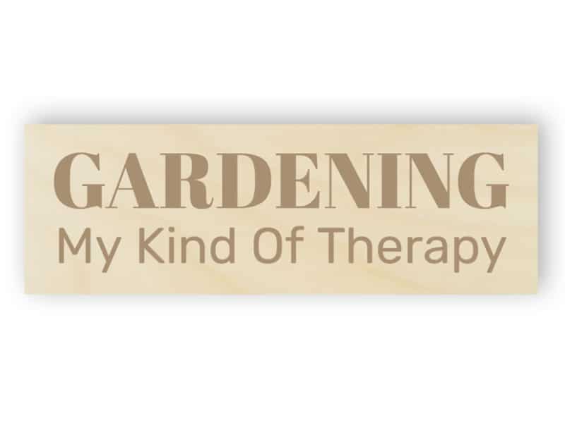 Gardening - My kind of therapy