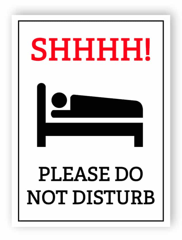 Do Not Disturb Signs Online | Marktek