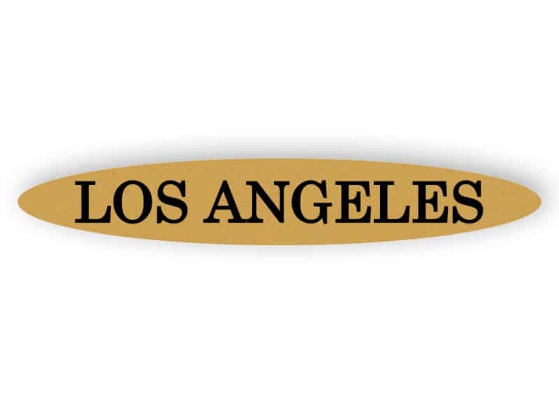 Los Angeles - gold sign