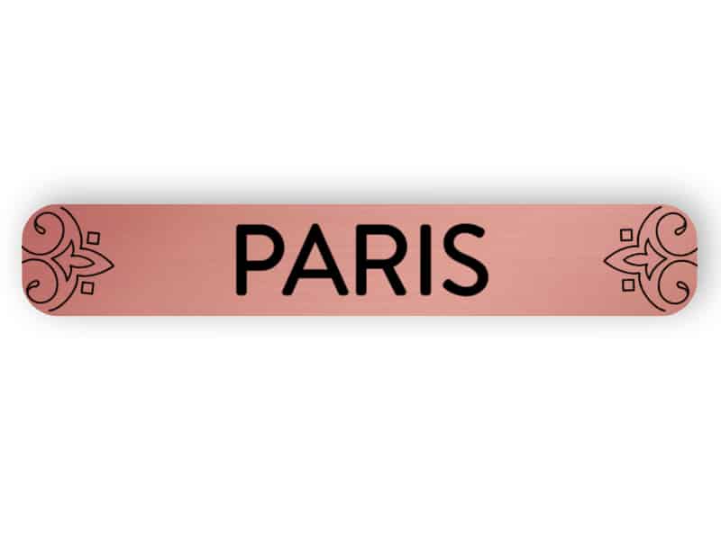 Paris - rose gold sign