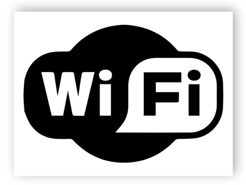 Wi-Fi symbol sticker