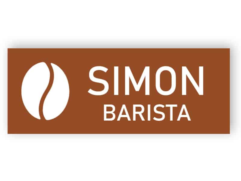 Coffee name tag