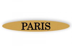 Paris - gold sign