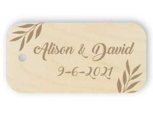 Rustic Wedding Favor Tag