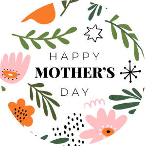 Happy Mother's Day - round sticker