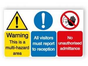 Warning This Is A Multi Hazard Sign
