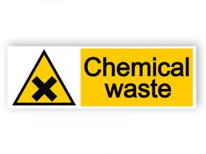 Chemical waste sign