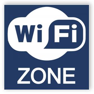 Wifi zone sticker