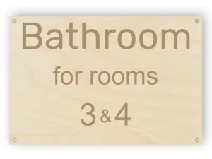 Bathroom for rooms