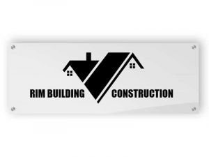 Custom building sign - Acrylic sign