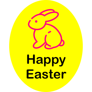 Happy Easter - sticker