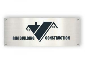 Custom building sign - Aluminium sign