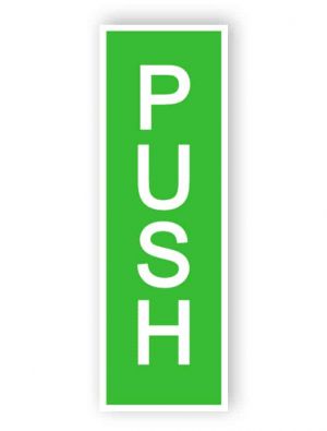 Push sign