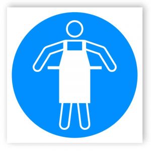 Protective apron 1 sticker