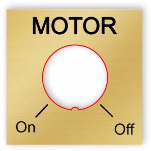 Motor Switch Plate