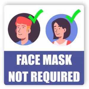 Face mask not required - 150x150