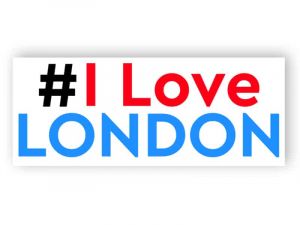 I love London sign