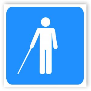 Disabled sign - Blind