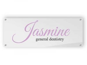 Custom dentistry sign - Acrylic sign